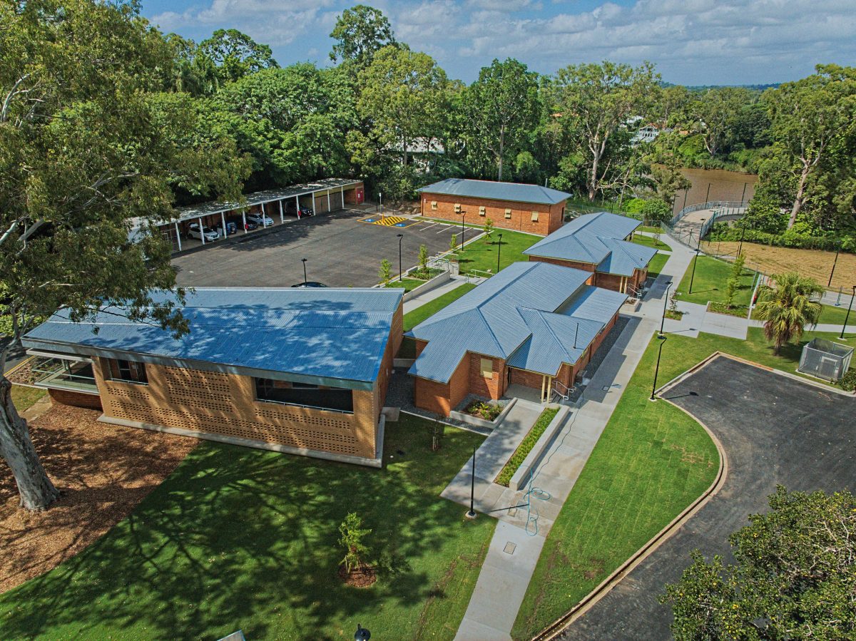 aerial view of the whole site